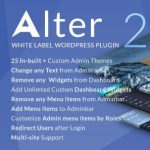 WpAlter - White Label Wordpress Plugin