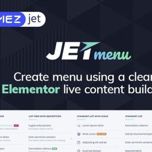 JetMenu - Mega Menu for Elementor Page Builder