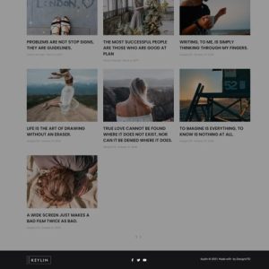 Keylin - Blog & Magazine Elementor Template Kit