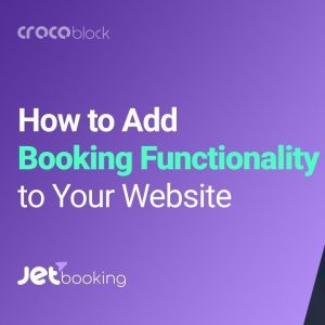 JetBooking - Booking functionality for Elementor