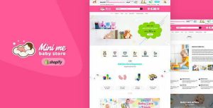 Mini Me - Baby Care Products Sectioned Shopify Theme