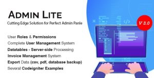 Admin Lite - PHP Admin Panel + CRUD