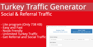 Turkey Traffic Generator - Organic Traffic 19 May 2017 - For Windows