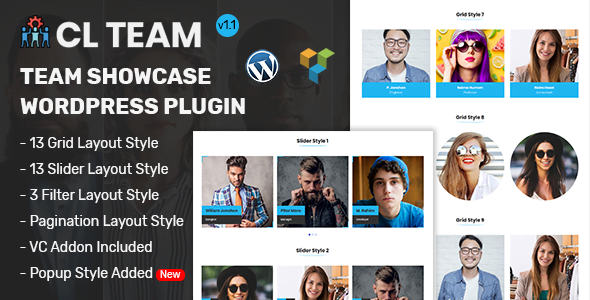 Team Showcase - WordPress Team Showcase plugin