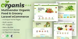 Organis - Multivendor Organic Food & Grocery Laravel eCommerce