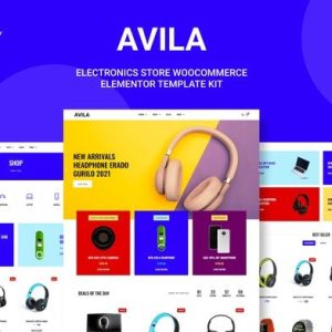 Avila - Electronic WooCommerce Elementor Template Kit