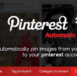 Pinterest Automatic Pin Wordpress Plugin