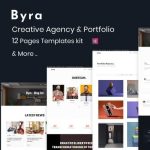 Byra - Creative Agency & Modern Portfolio Elementor Template Kit