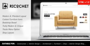 Ricochet - Interior, Architecture, Corporate HTML5