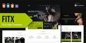 FitX - Fitness & Gym HTML Template