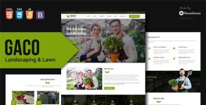 Gaco - Landscaping & Gardening HTML Template