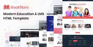 Bookflare - A Modern Education & LMS HTML Template