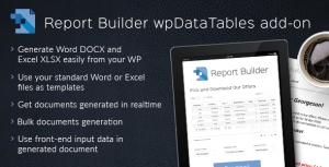 Report Builder add-on for wpDataTables