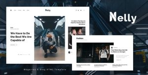 Nelly - Blog and Magazine HTML Template