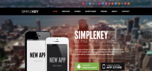 SimpleKey :: One Page Portfolio Joomla Template