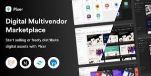 Pixer - React Laravel Multi-Vendor Digital Marketplace