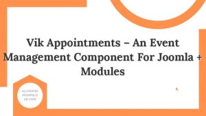 Vik Appointments - event organizing component for Joomla