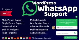 WordPress WhatsApp Support nulled