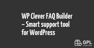 WP Clever FAQ Builder - Smart support tool for Wordpress