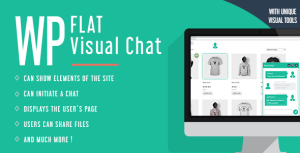 WP Flat Visual Chat - Live Chat & Remote View for WP Free
