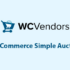 WC Vendors Pro WC Vendors WooCommerce Simple Auctions